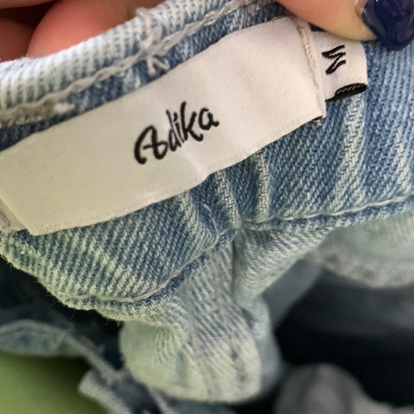 Adika light blue wash taped leg jogger cargo jeans medium Streetwear medium - Picture 5 of 5